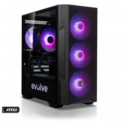 Игровой ПК EVOLVE PweredBy MSI 3H+ (EVOP-G3HR560N406TI-D432S1TBKSH) Black/Shadow