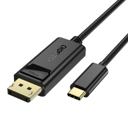 Купити Уцінка кабель Choetech USB Type-C to DisplayPort M/M 4K 1.8m (XCP-1801BK) Black (вскрита упаковка, 634102) - ціна в Києві, Львові, Вінниці, Хмельницькому, Франківську, Україні | інтернет-магазин TELEMART.UA фото