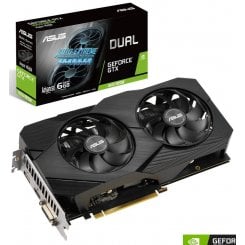 Видеокарта Asus GeForce GTX 1660 SUPER Dual Evo Advanced Edition 6144MB (DUAL-GTX1660S-A6G-EVO) (Восстановлено продавцом, 634169)