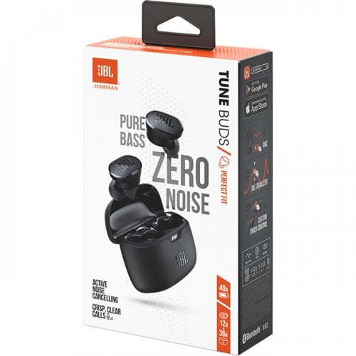 Купить Наушники JBL Tune Buds (JBLTBUDSBLK) Black - цена в Харькове, Киеве, Днепре, Одессе
в интернет-магазине Telemart фото