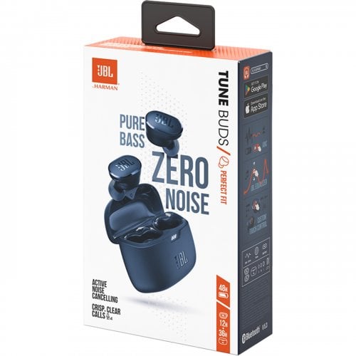 Купить Наушники JBL Tune Buds (JBLTBUDSBLU) Blue - цена в Харькове, Киеве, Днепре, Одессе
в интернет-магазине Telemart фото