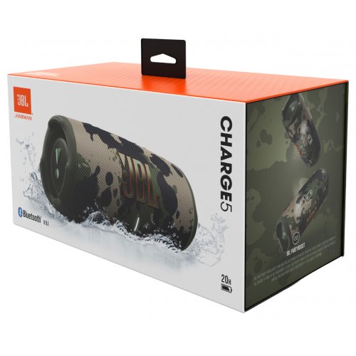 Портативна акустика JBL Charge 5 Squad + Powerbank Griffin 20000mAh (JBLCHARGE5SQUADPB) купити в Україні | Telemart фото