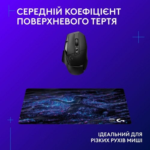 Купить Коврик для мышки Logitech G640 Edition Anniversary (943-001335) Black - цена в Харькове, Киеве, Днепре, Одессе
в интернет-магазине Telemart фото