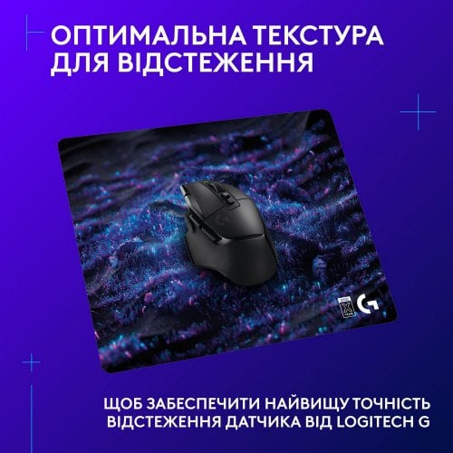 Купить Коврик для мышки Logitech G640 Edition Anniversary (943-001335) Black - цена в Харькове, Киеве, Днепре, Одессе
в интернет-магазине Telemart фото