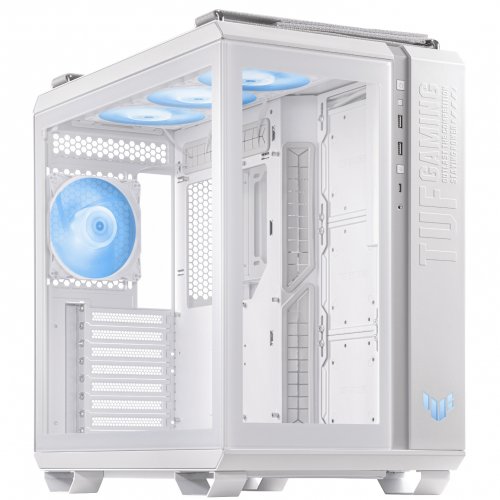 Купить Корпус Asus TUF Gaming GT502 Plus Tempered Glass без БП (90DC0093-B19000) White с проверкой совместимости: обзор, характеристики, цена в Киеве, Днепре, Одессе, Харькове, Украине | интернет-магазин TELEMART.UA фото