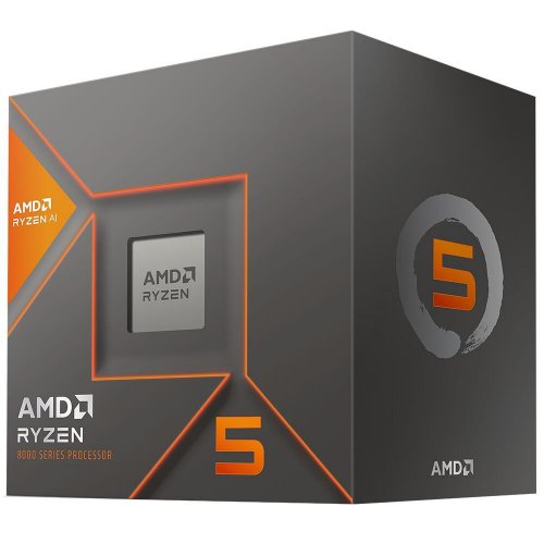 Фото Процессор AMD Ryzen 5 8400F 4.2(4.7)GHz 16MB sAM5 Box (100-100001591BOX)