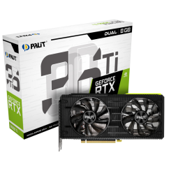 Видеокарта Palit GeForce RTX 3060 Ti Dual 8192MB (NE6306T019P2-190AD) (Восстановлено продавцом, 634766)