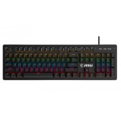 Клавиатура MSI FORGE GK300 Mechanical Blue Switches Black