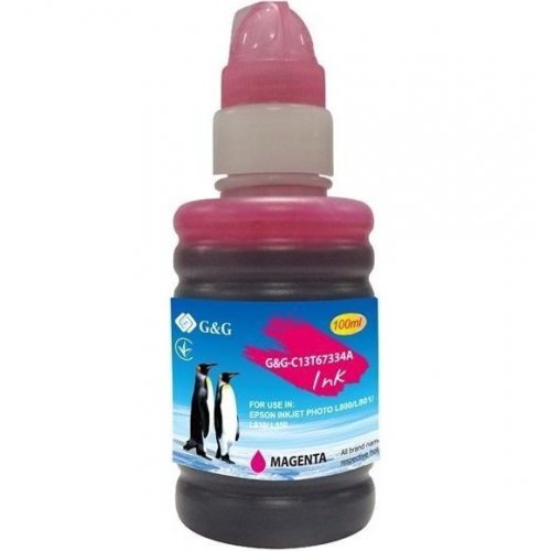 Купить Чернила G&G Epson L800 100ml (G&G-C13T67334A) Magenta - цена в Харькове, Киеве, Днепре, Одессе
в интернет-магазине Telemart фото