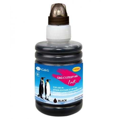 Купить Чернила G&G Epson M11ХХ/M21XX XL 140ml (G&G-C13T03P14A) Black - цена в Харькове, Киеве, Днепре, Одессе
в интернет-магазине Telemart фото