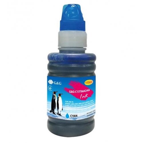 Купить Чернила G&G Epson L100/L200 100ml (G&G-C13T66424A) Cyan - цена в Харькове, Киеве, Днепре, Одессе
в интернет-магазине Telemart фото