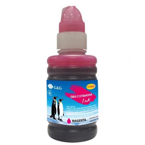 Купить Чернила G&G Epson L100/L200 100ml (G&G-C13T66434A) Magenta - цена в Харькове, Киеве, Днепре, Одессе
в интернет-магазине Telemart фото