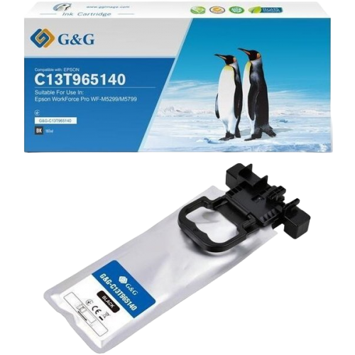 Купити Картридж G&G Epson WorkForce Pro WF-5299DW/M5799DWF/M5298DW (G&G-C13T965140) Black - ціна в Києві, Львові, Вінниці, Хмельницькому, Франківську, Україні | інтернет-магазин TELEMART.UA фото