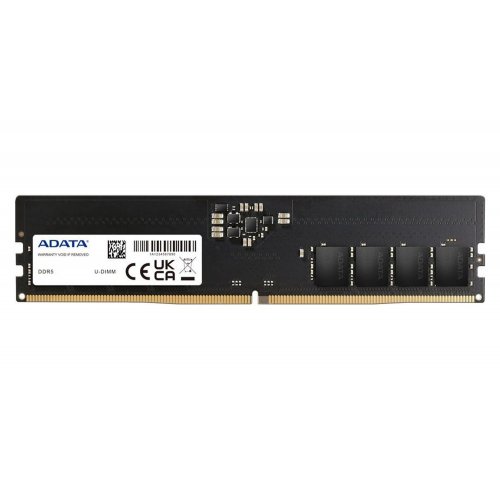 ОЗП ADATA DDR5 16GB 4800Mhz Black (AD5U480016G-S) купити з перевіркою сумісності: огляд, характеристики, ціна у Києві, Львові, Вінниці, Хмельницькому, Івано-Франківську, Україні | інтернет-магазин TELEMART.UA фото