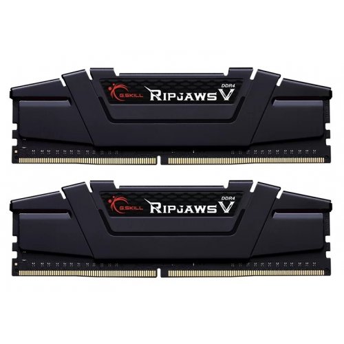 Купить ОЗУ G.Skill DDR4 32GB (2x16GB) 4000Mhz Ripjaws V Black (F4-4000C16D-32GVK) с проверкой совместимости: обзор, характеристики, цена в Киеве, Днепре, Одессе, Харькове, Украине | интернет-магазин TELEMART.UA фото