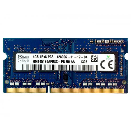 Продати ОЗП Hynix SODIMM DDR3 4GB 1600Mhz (HMT451S6AFR8C-PB) за Trade-In у інтернет-магазині Телемарт - Київ, Дніпро, Україна фото