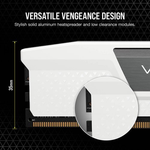 Продать ОЗУ Corsair DDR5 32GB (2x16GB) 6000Mhz Vengeance White (CMK32GX5M2E6000C36W) по Trade-In интернет-магазине Телемарт - Киев, Днепр, Украина фото