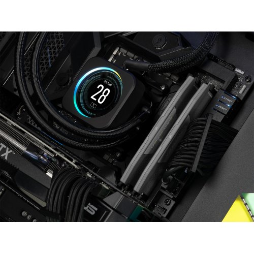 Купить ОЗУ Corsair DDR5 64GB (2x32GB) 5600Mhz Vengeance Black (CMK64GX5M2B5600Z40) с проверкой совместимости: обзор, характеристики, цена в Киеве, Днепре, Одессе, Харькове, Украине | интернет-магазин TELEMART.UA фото