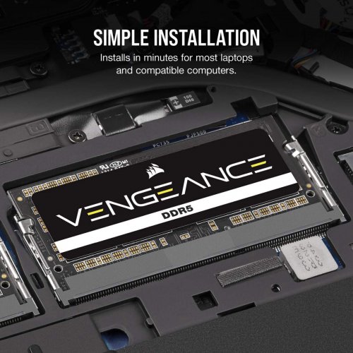 Продать ОЗУ Corsair SODIMM DDR5 16GB (2x8GB) 4800Mhz Vengeance (CMSX16GX5M2A4800C40) по Trade-In интернет-магазине Телемарт - Киев, Днепр, Украина фото