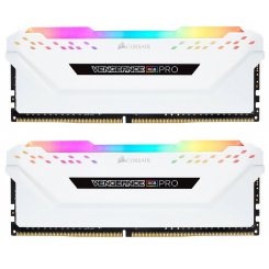 Фото Corsair DDR4 32GB (2x16GB) 3200Mhz Vengeance RGB Pro White (CMW32GX4M2E3200C16W)