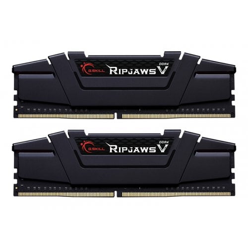 Купить ОЗУ G.Skill DDR4 16GB (2x8GB) 4600Mhz Ripjaws V Black (F4-4600C19D-16GVKE) с проверкой совместимости: обзор, характеристики, цена в Киеве, Днепре, Одессе, Харькове, Украине | интернет-магазин TELEMART.UA фото