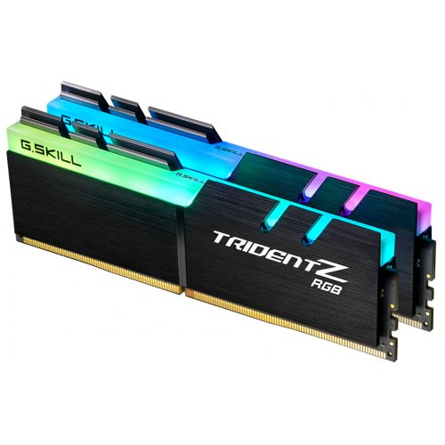 Купить ОЗУ G.Skill DDR4 64GB (2x32GB) 4400Mhz Trident Z RGB (F4-4400C19D-64GTZR) с проверкой совместимости: обзор, характеристики, цена в Киеве, Днепре, Одессе, Харькове, Украине | интернет-магазин TELEMART.UA фото