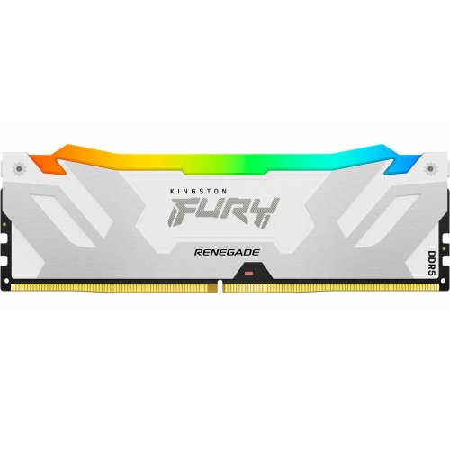 Продать ОЗУ Kingston DDR5 16GB 7600Mhz FURY Renegade RGB Silver/White (KF576C38RWA-16) по Trade-In интернет-магазине Телемарт - Киев, Днепр, Украина фото