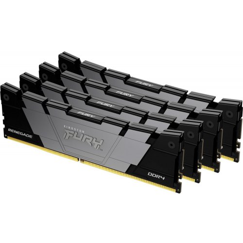Продать ОЗУ Kingston DDR4 128GB (4x32GB) 3600Mhz FURY Renegade Black (KF436C18RB2K4/128) по Trade-In интернет-магазине Телемарт - Киев, Днепр, Украина фото