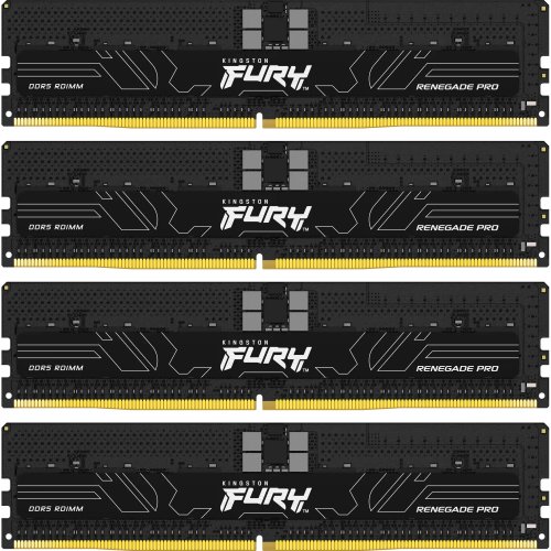 Продать ОЗУ Kingston DDR5 128GB (4x32GB) 6000Mhz FURY Renegade Pro RDIMM Black (KF560R32RBEK4-128) по Trade-In интернет-магазине Телемарт - Киев, Днепр, Украина фото