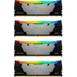 ОЗУ Kingston DDR4 128GB (4x32GB) 3600Mhz FURY Renegade RGB Black (KF436C18RB2AK4/128)