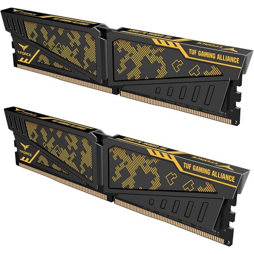 Продать ОЗУ Team DDR4 16GB (2x8GB) 3200Mhz T-Force Vulcan TUF Gaming Alliance (TLTYD416G3200HC16CDC01) по Trade-In интернет-магазине Телемарт - Киев, Днепр, Украина фото