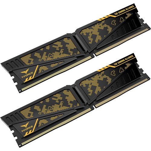 Продать ОЗУ Team DDR4 16GB (2x8GB) 3200Mhz T-Force Vulcan TUF Gaming Alliance (TLTYD416G3200HC16CDC01) по Trade-In интернет-магазине Телемарт - Киев, Днепр, Украина фото