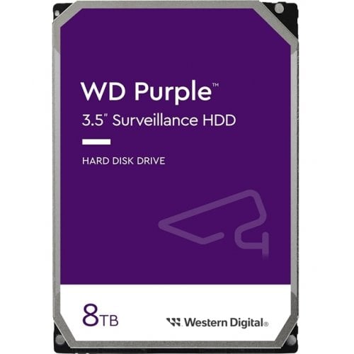 Жорсткий диск Western Digital Purple 8TB 256MB 5640RPM 3.5'' (WD85PURZ) купити з перевіркою сумісності: огляд, характеристики, ціна у Києві, Львові, Вінниці, Хмельницькому, Івано-Франківську, Україні | інтернет-магазин TELEMART.UA фото