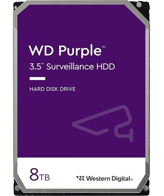 Купить Жесткий диск Western Digital Purple 8TB 256MB 5640RPM 3.5 ...