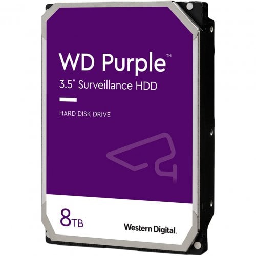 Жорсткий диск Western Digital Purple 8TB 256MB 5640RPM 3.5'' (WD85PURZ) купити з перевіркою сумісності: огляд, характеристики, ціна у Києві, Львові, Вінниці, Хмельницькому, Івано-Франківську, Україні | інтернет-магазин TELEMART.UA фото