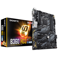 Материнська плата Gigabyte B360 HD3 (s1151-V2, Intel B360) (Відновлено продавцем, 635872)