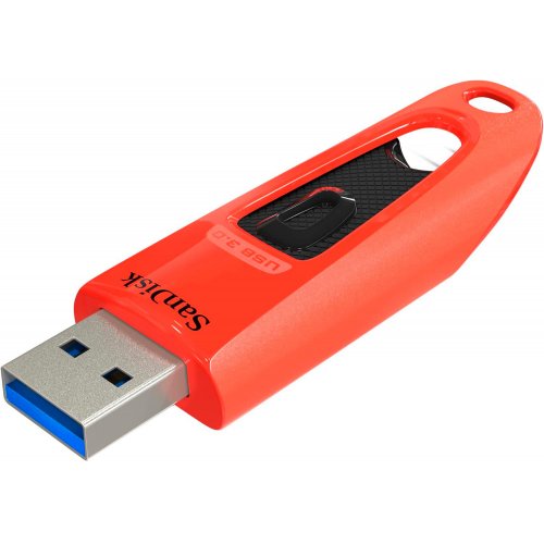 Накопичувач SanDisk Ultra 64GB USB 3.0 (SDCZ48-064G-U46R) Red купити в Україні: Київ, Львів, Хмельницький, Тернопіль, Івано-Франківськ | Низька ціна, відгуки, характеристики від TELEMART фото