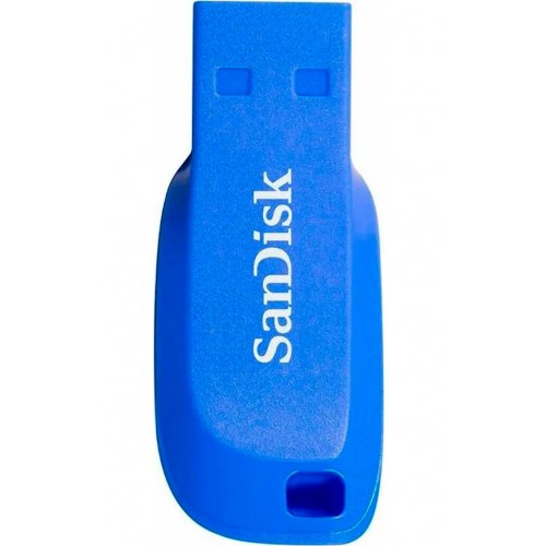 Купити Накопичувач SanDisk Cruzer Blade 64GB USB 2.0 (SDCZ50C-064G-B35BE) Blue - ціна в Києві, Львові, Вінниці, Хмельницькому, Франківську, Україні | інтернет-магазин TELEMART.UA фото