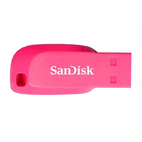 Купити Накопичувач SanDisk Cruzer Blade 64GB USB 2.0 (SDCZ50C-064G-B35PE) Pink - ціна в Києві, Львові, Вінниці, Хмельницькому, Франківську, Україні | інтернет-магазин TELEMART.UA фото