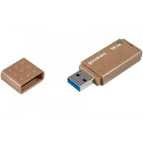 Купить Накопитель Goodram UME3 Eco Friendly 16GB USB 3.2 (UME3-0160EFR11) Brown - цена в Харькове, Киеве, Днепре, Одессе
в интернет-магазине Telemart фото