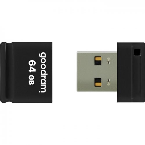 Купить Накопитель Goodram UPI2 64GB USB 2.0 (UPI2-0640K0R11) Black - цена в Харькове, Киеве, Днепре, Одессе
в интернет-магазине Telemart фото