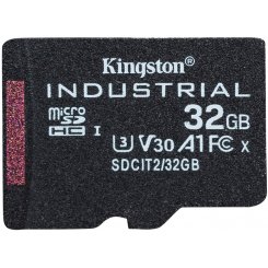 Карта памяти Kingston microSDHC Industrial 32GB Class 10 V30 A1 (SDCIT2/32GBSP)