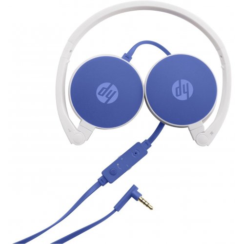 Купити Навушники HP 2800 Stereo DF Headset (W1Y20AA) Blue - ціна в Києві, Львові, Вінниці, Хмельницькому, Франківську, Україні | інтернет-магазин TELEMART.UA фото
