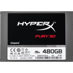 Ssd-диск Kingston HyperX Fury 3D TLC 480GB 2.5" (KC-S44480-6F) (Восстановлено продавцом, 636912)