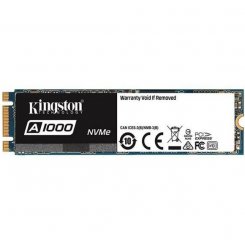 Ssd-диск Kingston A1000 TLC 480GB M.2 (2280 PCI-E) (SA1000M8/480G) (Відновлено продавцем, 637211)