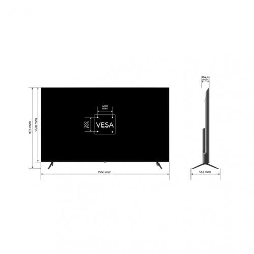 Купить Телевизор Kivi 70" 70U760QB Black - цена в Харькове, Киеве, Днепре, Одессе
в интернет-магазине Telemart фото