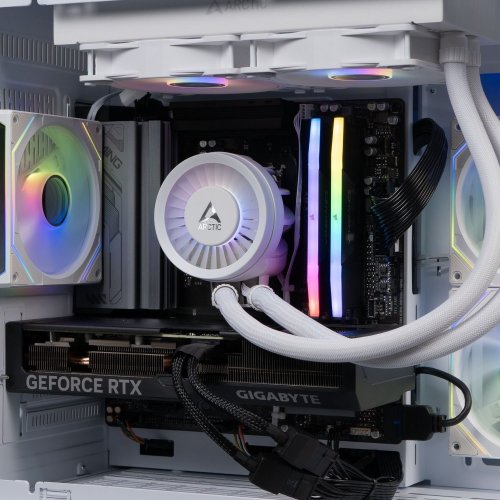 Комп'ютер HEXO Gaming RTX4070S Pro+ (HGB-7500FN4070S-D532S1TWH) White купити в Україні: Київ, Львів, Хмельницький, Тернопіль | Низька ціна, відгуки, характеристики від TELEMART фото