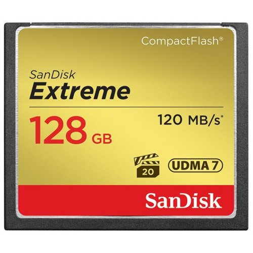 Купить Карта памяти SanDisk Compact Flash Extreme 128GB R120/W85MB/s (SDCFXSB-128G-G46) - цена в Харькове, Киеве, Днепре, Одессе
в интернет-магазине Telemart фото