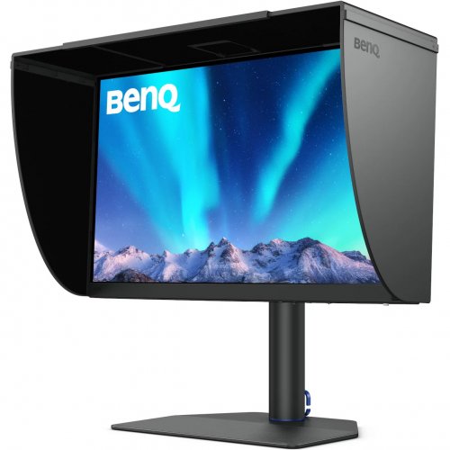 Купить Монитор BenQ 27" SW272Q (9H.LLPLB.QBE) Gray - цена в Харькове, Киеве, Днепре, Одессе
в интернет-магазине Telemart фото