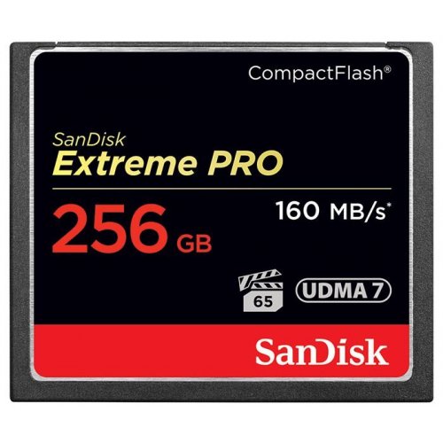 Купить Карта памяти SanDisk Compact Flash Extreme Pro 256GB R160/W150MB/s (SDCFXPS-256G-X46) - цена в Харькове, Киеве, Днепре, Одессе
в интернет-магазине Telemart фото